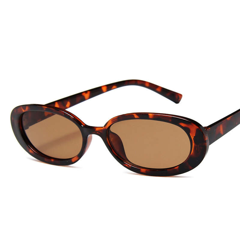Óculos de sol unissex pequeno e oval, óculos de grife oval para homens e mulheres, de alta qualidade, 2020