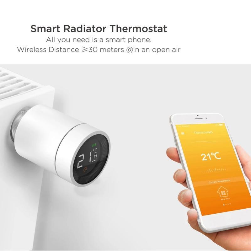 Zigbee Smart Thermostaat Radiator Valve Temperatuur Controller,Alexa Google Thuis Voice Control,Tuya Smart Leven Draadloze Controle