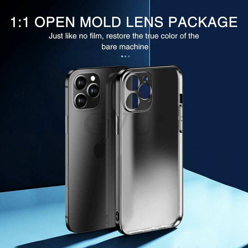 Luxury Plating Square Frame Silicone Case On For iPhone 11 Pro 12 13 Pro Max Mini Cases For iphone XR X XS Soft Clear Back Cover
