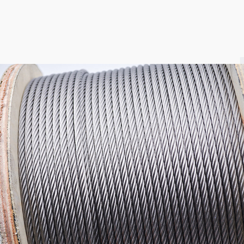 Câble métallique en acier inoxydable 304, corde de levage 7*19, corde souple multi-brins 2 2.5 3 4 5 6 8 10mm