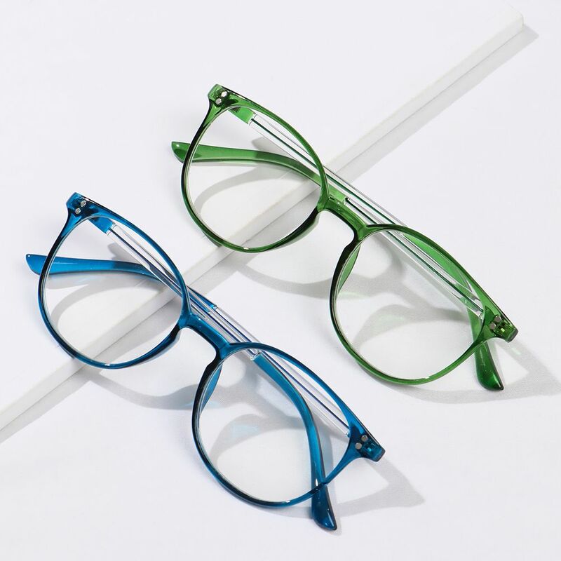 Vendita calda occhiali da lettura ad alta definizione moda Unisex montature per PC ultraleggere occhiali presbiti occhiali per la cura della vista 1.00 ~ 4.00