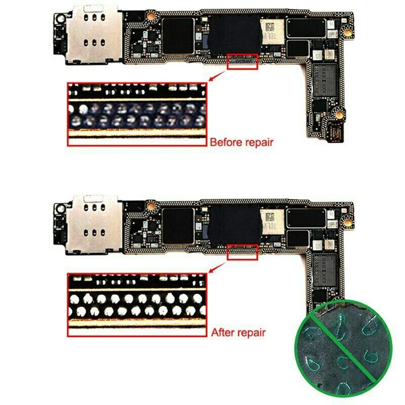 5Pcs 10Pcs 20Pcs RELIFE Dot ซ่อม Solder Lug จุด Soldering Pad RL-007GA สำหรับ iPhone เชื่อมเครื่องมือชุด58*48*0.23มม.