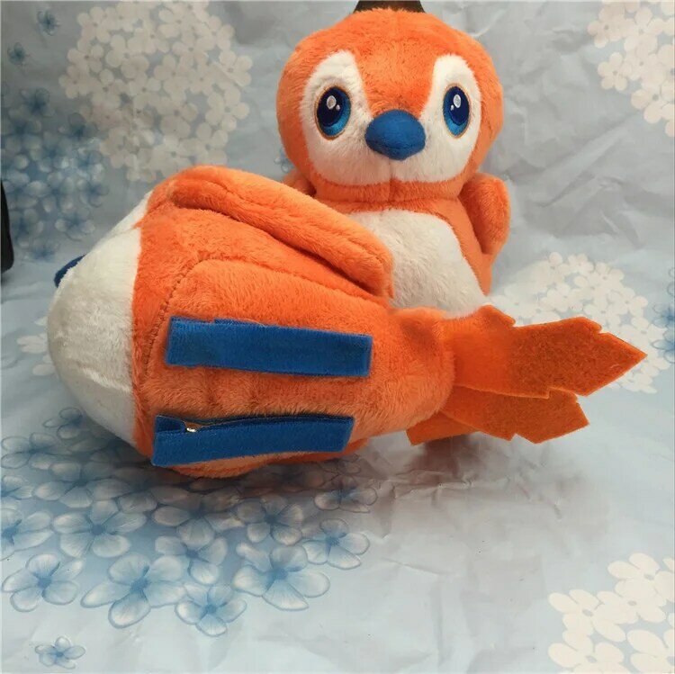Oreiller en peluche oiseau en peluche de 15cm WOW Pepe, jouet de jeu du monde Hearthstone, poupée en peluche oiseaux Orange, cadeau pour enfants