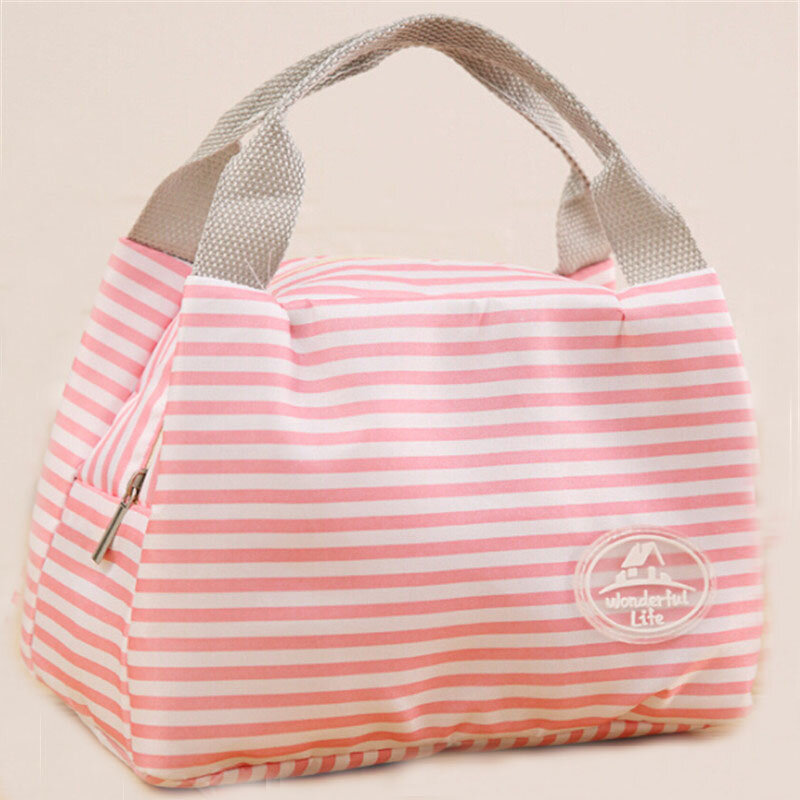 Portable Insulated Oxford Cloth Lunch Bag Food Picnic Lunch Bags For Women Kids Men Lunch Box Bag Waterproof Storage Bag