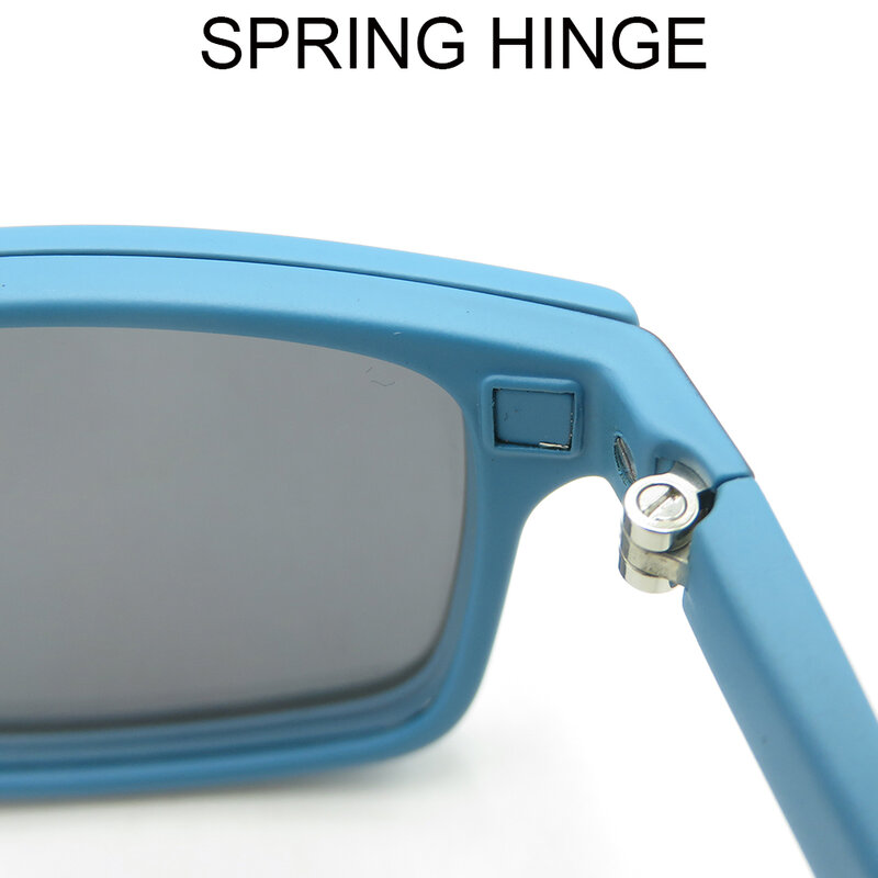 IENJOY Occhiali Da Sole Polarizzati TR Occhiali per I Bambini Magnetica Clip Su Occhiali Da Sole Per Bambini Occhiali Da Vista Frames Per Bambini Occhiali Blu