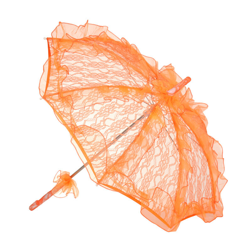 Stijlvolle Western Style Paraplu Kant Fleur Parasol Decoratie Bruiloft Bruid Paraplu