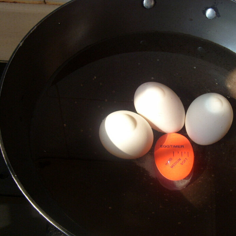 Яйцо, идеальный цвет, яркий мягкий жесткий вареный яйцо, кухонная Экологически чистая смола, красный цвет