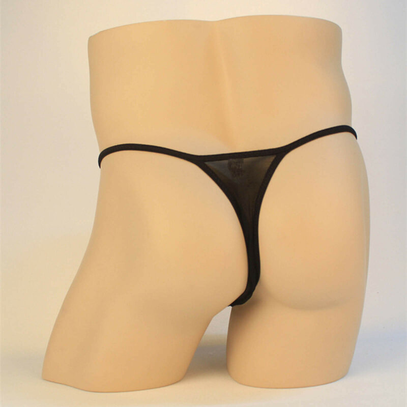 See-Through Sexy Mens Thongs Jockstrap dos homens Calcinhas de Malha Respirável Sexy Underwear Erotic Lingerie G-String Sexo Masculino Cuecas