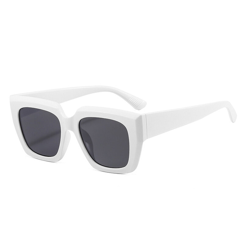 Vinatge Sqaure Frame Sunglasses Women Fashion Cat Eye Oversized Sun Glasses Shades Men Brand Design Driving Glasses Clear Lens