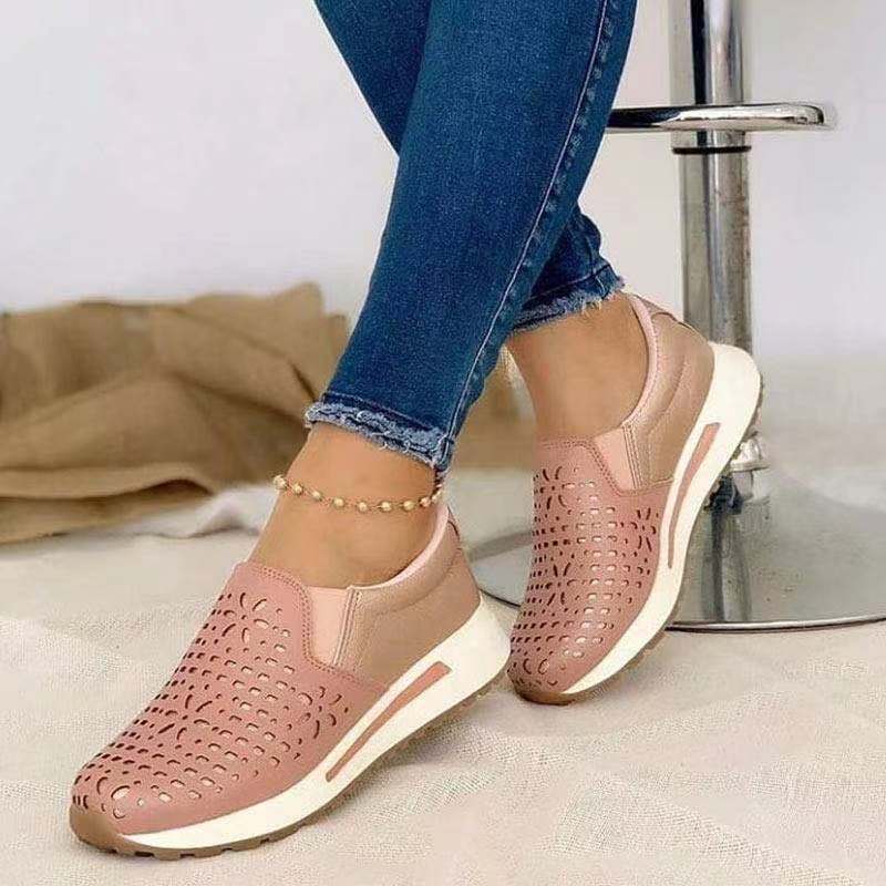 2021 Summer Women Mesh Shoes Breathable Wear Resistant Flat Shoes Casual Fashion Comfortable Women Walking Shoes Loafers