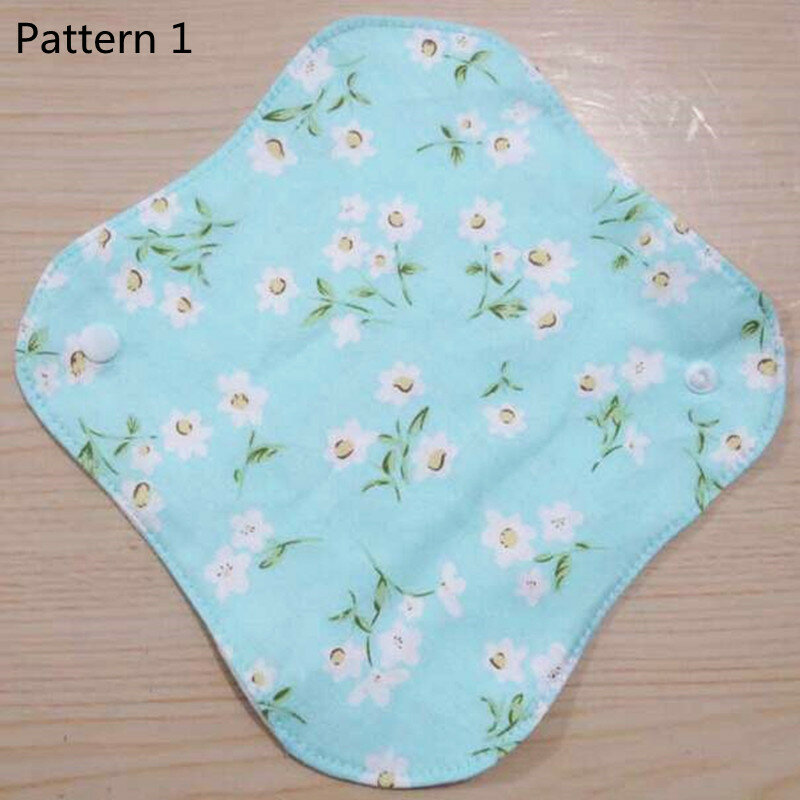 Health Reusable Menstrual Pads Cloth Sanitary Pad Washable Panty Liner Sanitary Pads Napkin Feminine Hygiene Color Random New