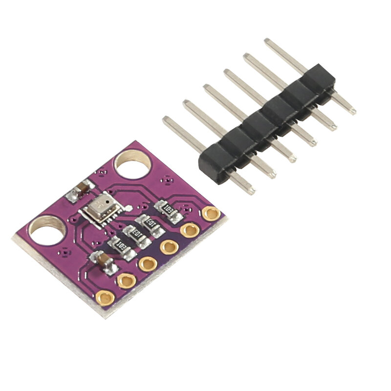 Sensor digital i2c spi, módulo de pressão barométrica com sensor digital de temperatura e umidade para i2c spi de 3.3v 5v bmp280 bme280 1.8-5v
