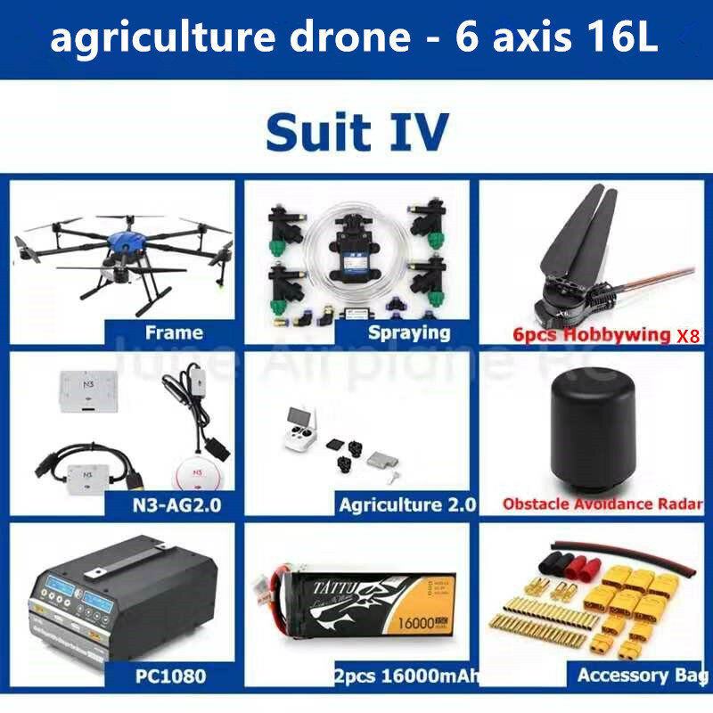 2020 Hot Sale 16l Automatic Agricultural Heavy Duty Plant 16kg Spray Spraying Pesticide Unmanned Aerial Vehicle