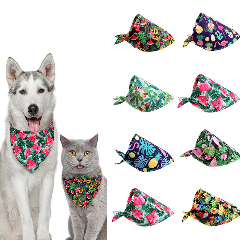Bufanda ajustable para cuello de perro, pañuelo para cachorro, gato, decoración para el cuello, vestido, bufanda para el cuello