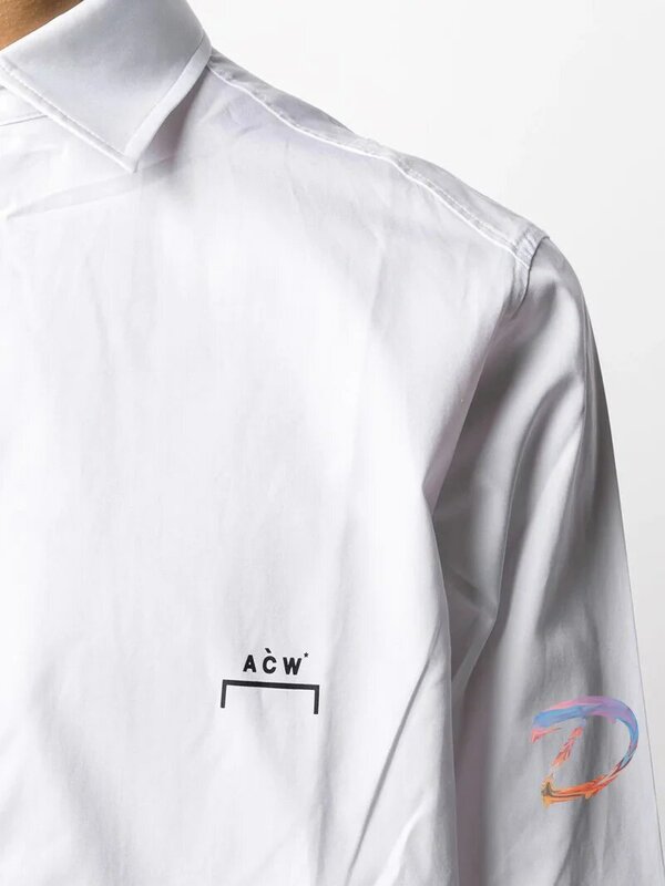 Camisas A-COLD-WALL de gran tamaño para hombre y mujer, camisas de alta calidad de Color sólido, estándar, pequeñas, informales, holgadas, ACW