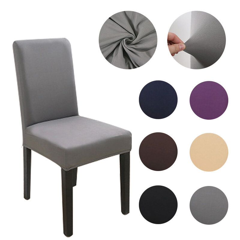 Housse de chaise en tissu pour salle à manger, couvre-chaise, à dossier haut, pour canapé et fauteuils, pour le salon et la cuisine
