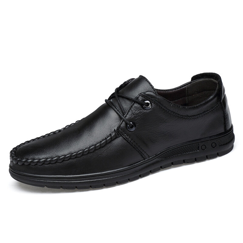 Новинка, мужская повседневная обувь, кожаная мужская обувь, удобные кроссовки для прогулок на открытом воздухе, легкие мужские кроссовки