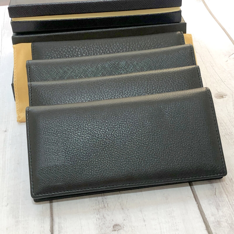 Długi luksusowy portfel wysokiej jakości męski skórzany portfel portmonetka MHB08