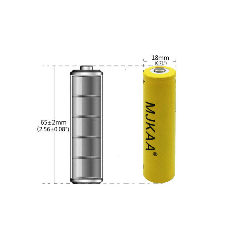 8 pces 100% original novo 3.7v ncr18650b 3200mah 18650 bateria recarregável de lítio amarelo lanterna baterias