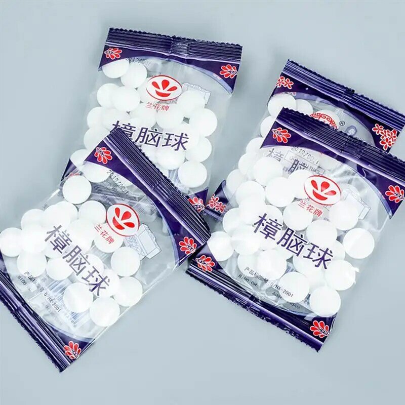 20 confezioni di Mothballs per uso domestico pillole a prova di muffa palle repellenti per insetti palla di canfora controllo dei parassiti per cassetti deodorante