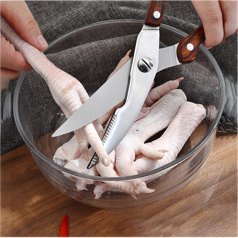 MAIYUE Multifunctional Kitchen Scissors SuperSharp Food Scissors, High-quality Stainless Steel Material Chicken Bone Scissors