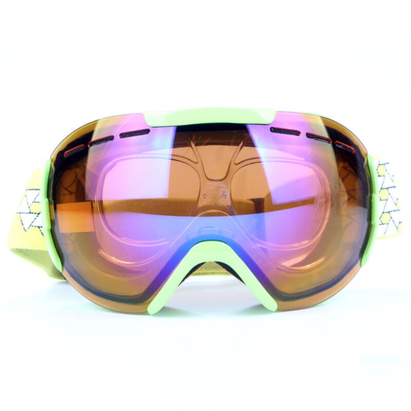 스키 고글 안경 근시 프레임 Rx 삽입 광학 어댑터, 유연한 처방 야외 스포츠용 스키 렌즈 프레임