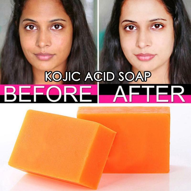 100g Handmade Kojic Acid Essential Oil Soap Dark Black Whitening Removal Skin Body Mites Moisturizi Face Deep Brighten Clea Z2P0