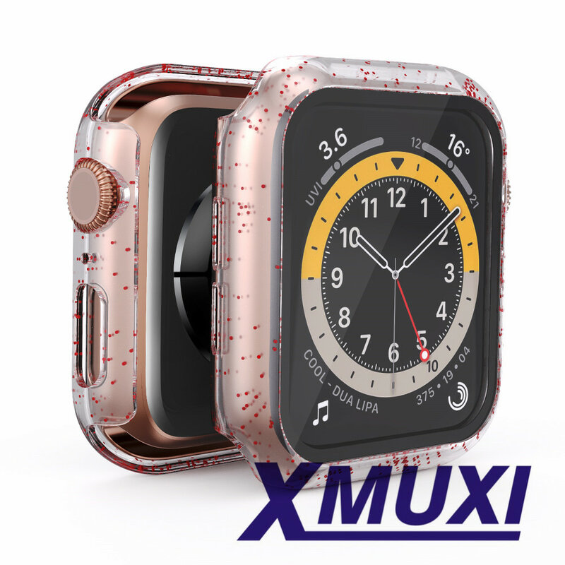 하드 케이스 Apple 시계 커버 시리즈 SE/6/5/4/3/2/1 38mm 42mm 케이스 Iwatch 40mm 44mm 시계 액세서리 XMUXI81019