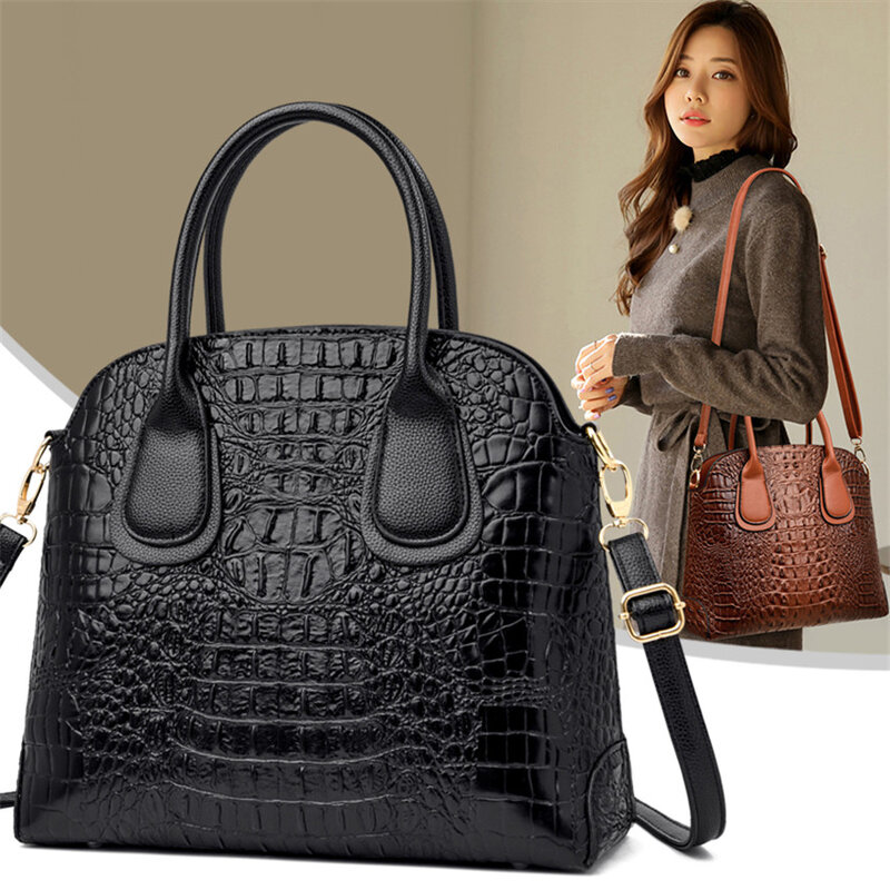 Office Bags for Women 2021 New Luxury Handbags Designer Sac A Main Femme Bolsa De Ombro Fashion Alligator Sacos Crossbody Simple