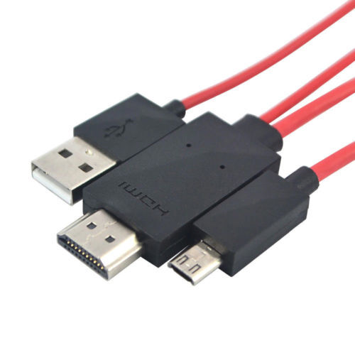 2020ใหม่Micro USB To HDMI 1080P HD TV Cable Adapter Androidสมาร์ทสำหรับXiaomi Redmiหมายเหตุ5 Pro android Samsung S7 Micro
