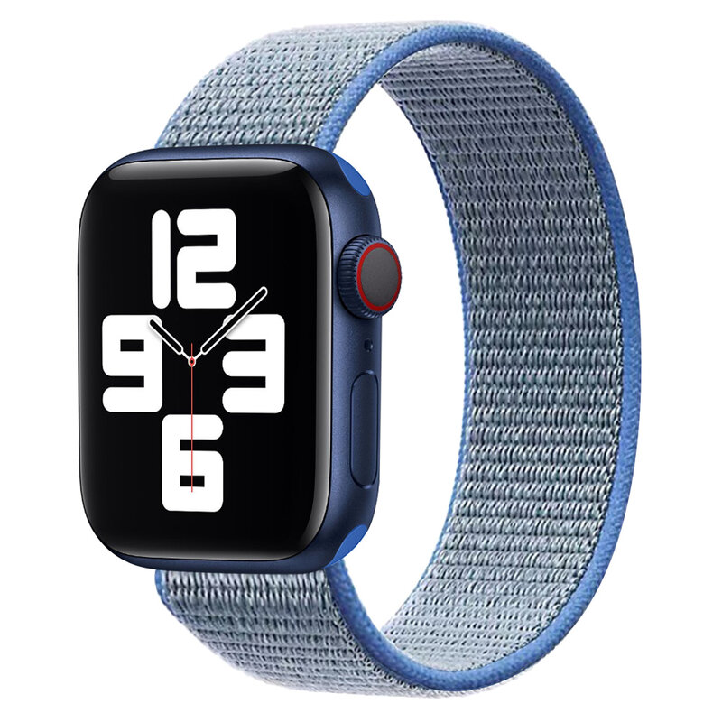 Лидер продаж 2021, новый обновленный плетеный нейлоновый ремешок Aceshley для Apple Watch Band Series 6/SE/5/4/3/2/1