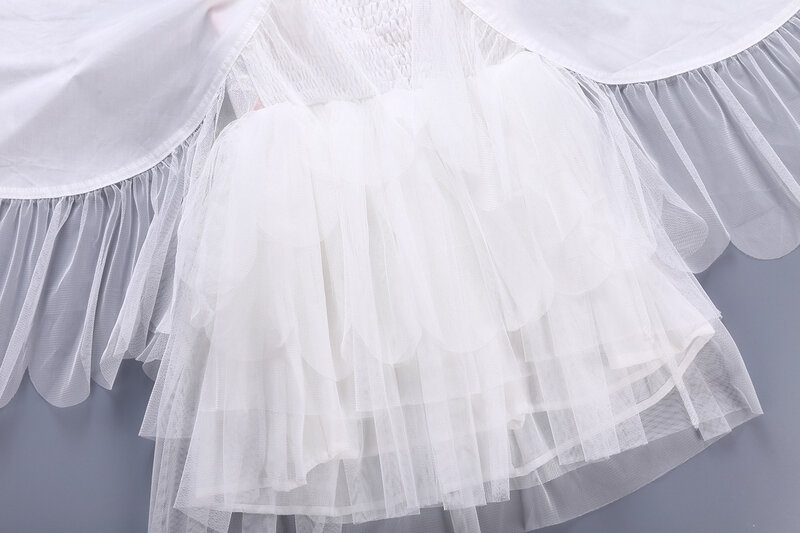 Букет невесты на свадьбе, маскарадный костюм, расшитый Enfant Fille белый Swancarnival костюмы для девочек, костюм для Хэллоуина, детская одежда для мал...