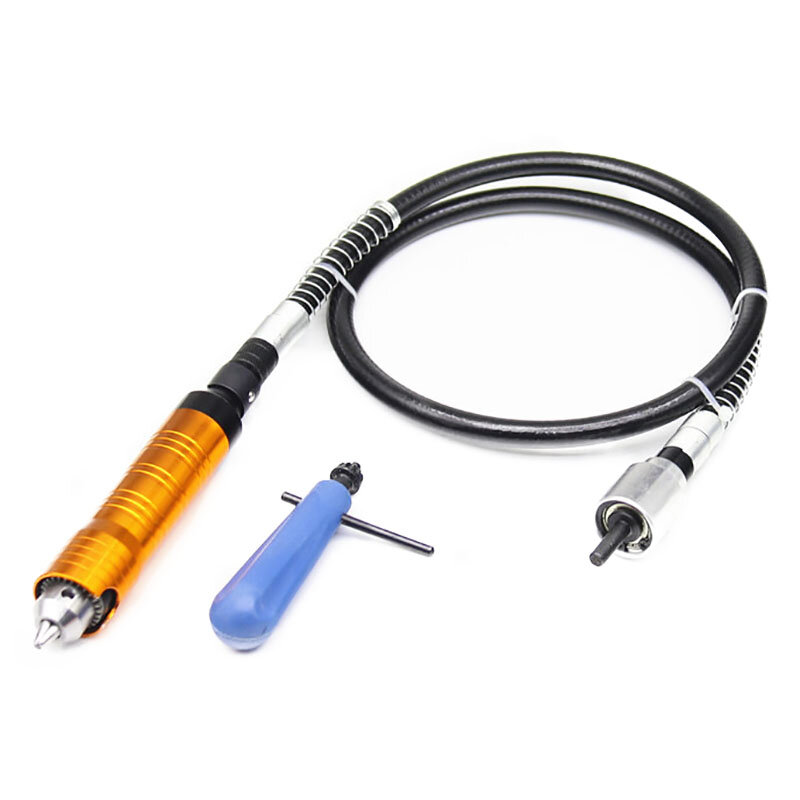 Mandril de ferramenta de moedor rotativo, haste flexível de 0.3-6.5mm para broca elétrica, acessório de ferramenta rotativa