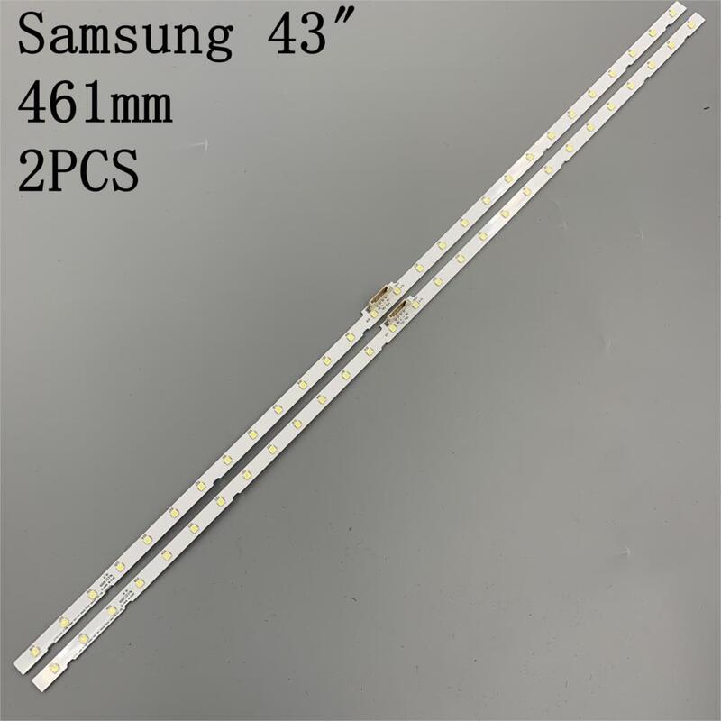 2 PCS/lot LED backlight strip for Samsung UN43NU7100 UE43NU7100U AOT_43_NU7100F UE43NU7120U UE43NU7170U BN96-45954A UE43NU7100