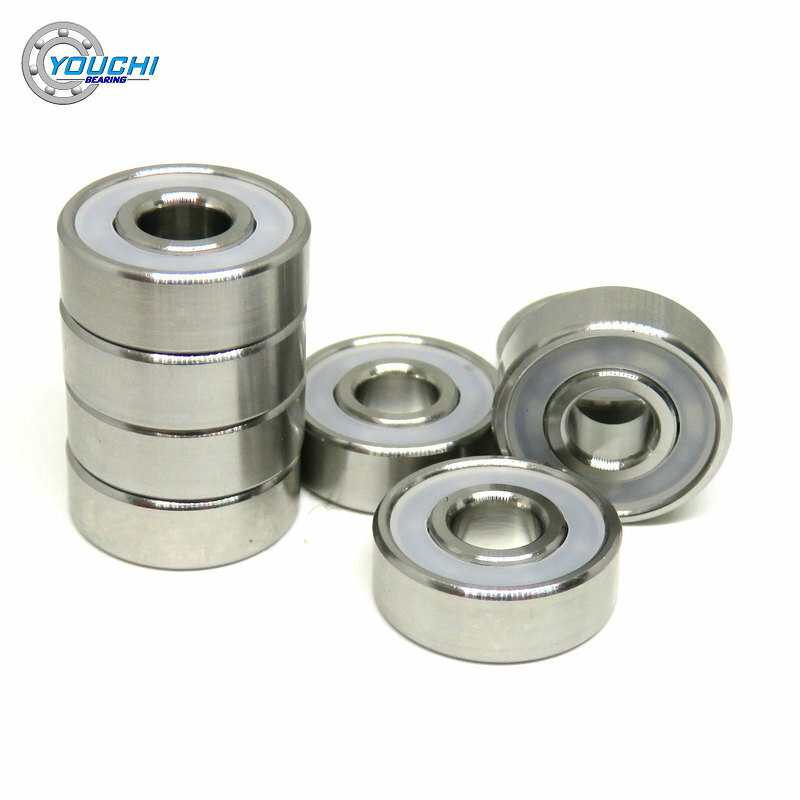 10pc 6x17x6 mm S606 2RS 316L Stainless Steel Ball Bearings 606 RS S606RS 6*17*6 Anti Corrosion & Anti Magnetic Miniature Bearing