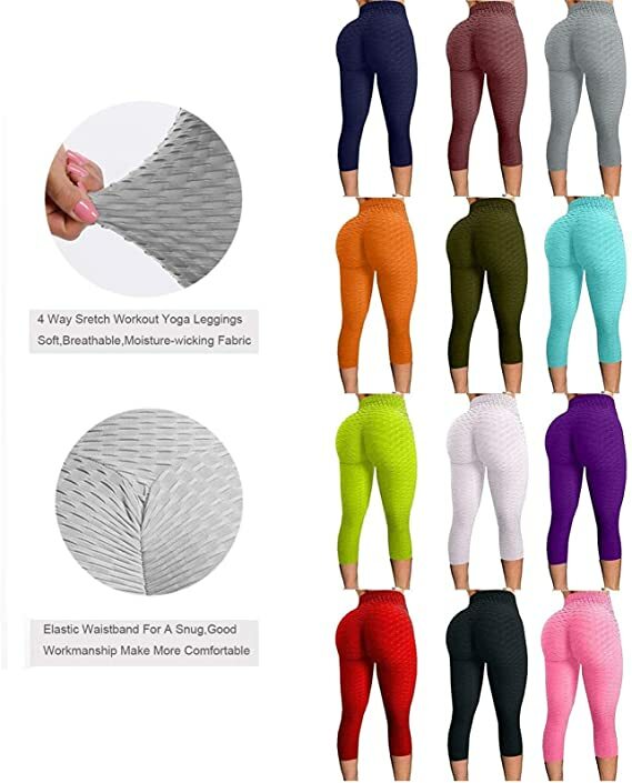 Mallas de Yoga de cintura alta para mujer, pantalones de chándal delgados de realce, anticelulitis, Peach, Tiktok, 2021