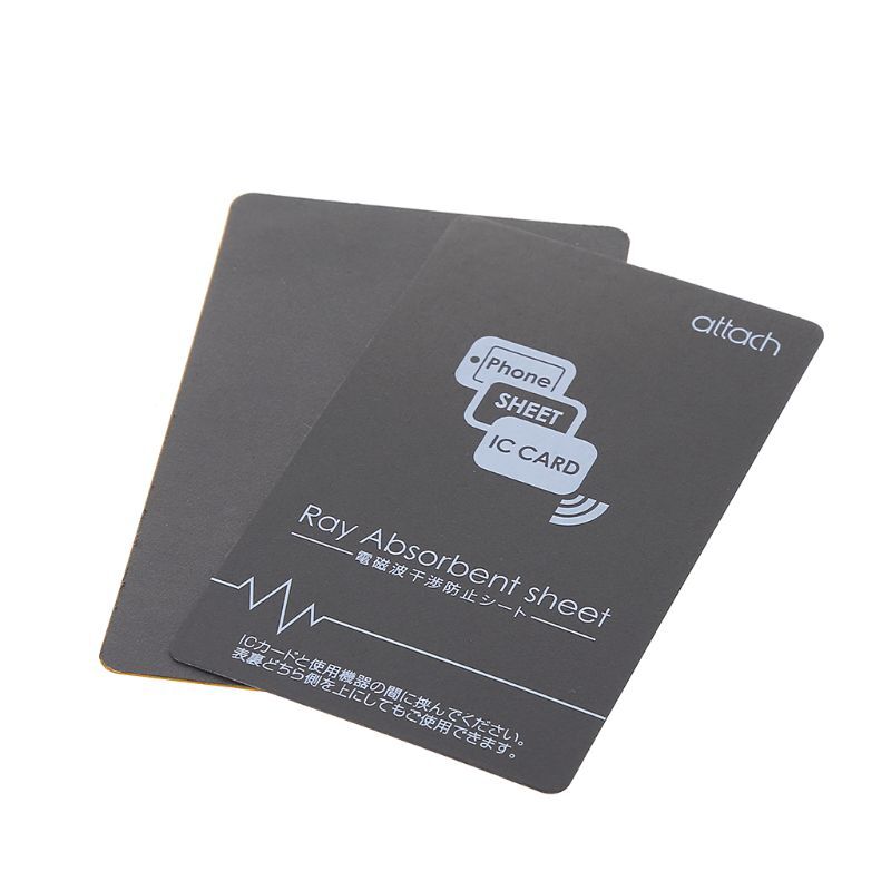 Szary anty-metalowy magnetyczny NFC naklejki Paster dla iPhone telefon komórkowy autobus karta kontroli dostępu karty IC ochrony dostaw
