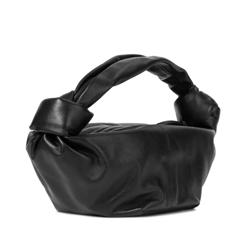Borsa per gnocchi annodata borsa per il trasporto a mano borsa per ascelle in morbida pelle borsa per il tempo libero femminile