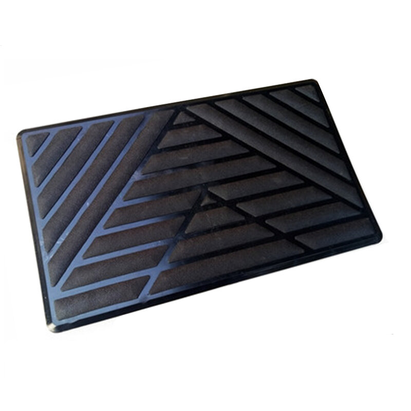 Hard-Wearing Car Universal Foot Pad Plastic V-Foot Pedal Wear Block Anti-Slip Mat Double-Layer Buckle Side Buckle Plastic Pedal