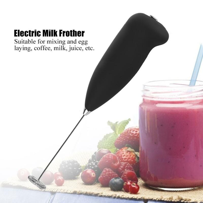 Electric Milk Frother Coffee Cappuccino Milk Foamer Maker Handheld Egg Beater Hot Chocolate Latte Mixer Blender Drink Stirrer