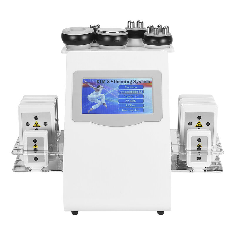 6 in 1 Vacuum Laser  RF 40K Cavi Lipo Slimming Ultrasonic Liposuction Cavitation Machine