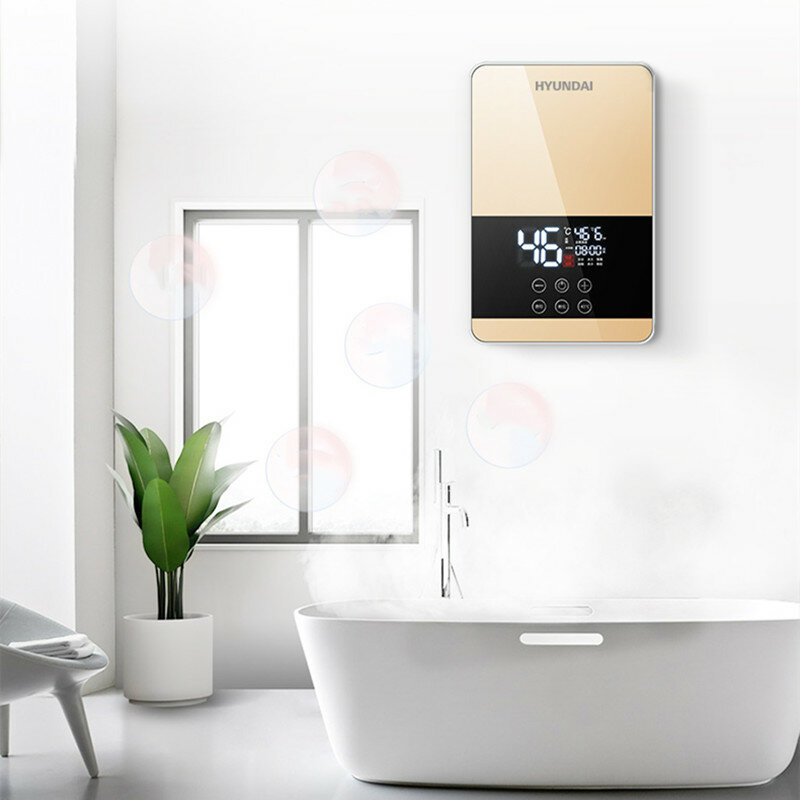 Chauffe-eau électrique instantané Intelligent, température constante, chauffage rapide de l'eau en 3 secondes, pour la cuisine et la salle de bain