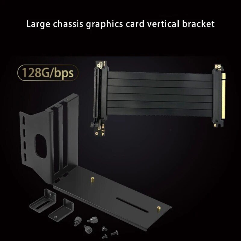 H4ga placa gráfica suporte cabo de extensão conjunto/pci-e 3.0x16 gráficos placa de vídeo titular