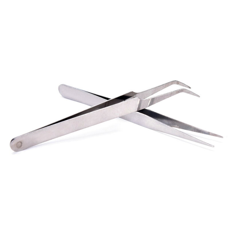 2pcs Hot Repair Precision Assembly Set Tool Stainless Steel Electronic Tweezers Wholesale