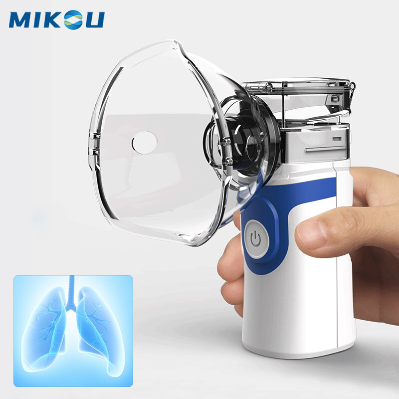 Przenośny nebulizator inhalator ultradźwiękowy dla dzieci dorosły inhalator siatkowy domowa opieka zdrowotna Automizer inhalator nebulizator