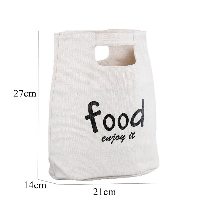 Fiambrera CON AISLAMIENTO impermeable para mujer y niño, bolsa térmica Bento para guardar alimentos frescos, contenedor de comida, bolsas de mano para Picnic