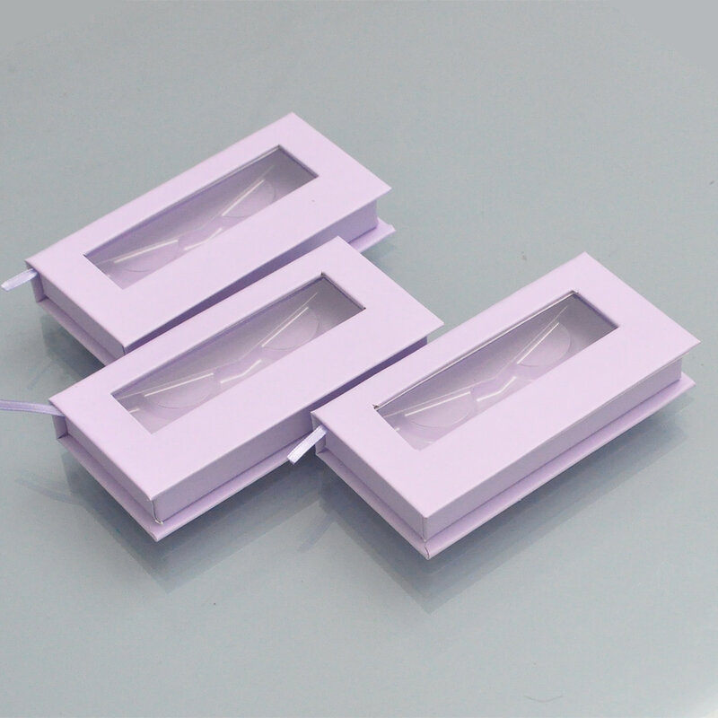 100/Pack Custom Logo Lash Dozen Verpakking Wimper Doos Faux Cils 25Mm Mink Wimpers Strip Vierkante Magnetische Case bulk Leveranciers