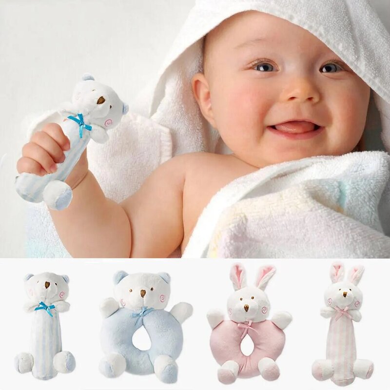 Игрушка-медведь и детская лампочка, 0-12 месяцев, игрушка-колокольчик с кронштейном, музыкальные мобильные игрушки для детей