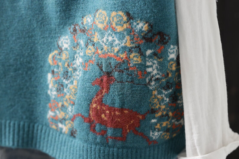 Gilet en laine de cachemire pour femme, col en V, court, coréen, tricot, Vintage, nouvelle mode, automne hiver 2020