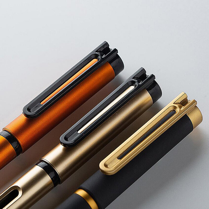 التصميم الكلاسيكي رجال الأعمال الكتابة الأسطوانة قلم حبر جاف طالب المدرسة قلم هدية شراء 2 إرسال هدية